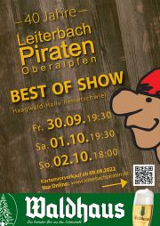 Tickets für SONNTAG - Best-Of Show 40 Jahre Leiterbachpiraten am 02.10.2022 - Karten kaufen